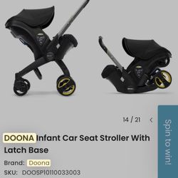 Doona Infant Car seat And Stroller In One 