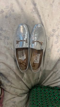 Brand New Sam Edelman Silver Shoes 6m