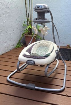 Graco DuetSoothe 2 in 1 Portable Baby Swing & Baby Rocker, Multi Direction, Vibration, Winslet