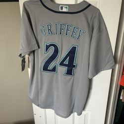 Nike grey Ken Griffey Jr. Seattle Mariners jersey Size L
