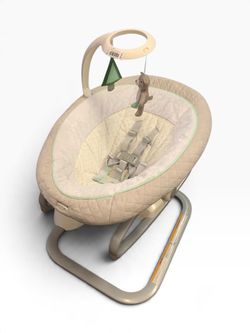 Graco Cream/Green My Way Swing & Rocker