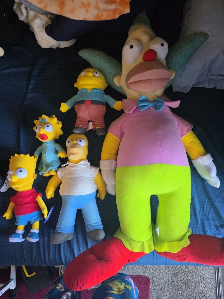 Simpsons Universal Studios Plushies