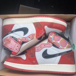 Jordan 1 Spiderman Across The Spiderverse Miles Morales