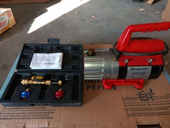 Snap on vacuum pump,  A/C tools