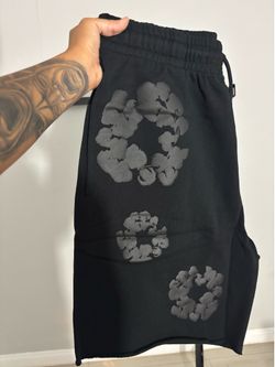 Denim tear shorts