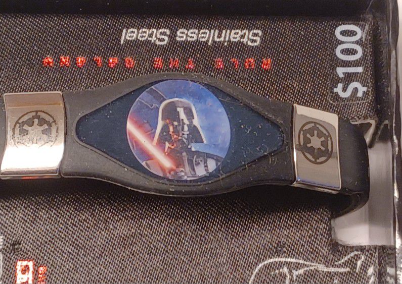 Star Wars Bracelet Darth Vader Stainless Steel Kohls Brand New