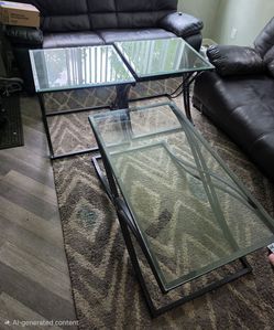Glass tables