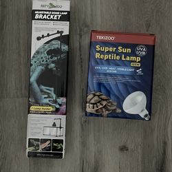 Reptile Heat Lamp & lamp holder 
