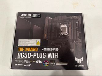 TUF Gaming B650-PLUS WiFi AMD B650 AM5 Ryzen Brand New!