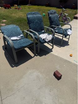 Backyard chairs
