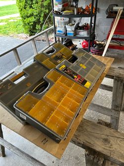 Stanley Parts Organizer Cases – Lot of 4