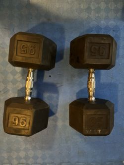 95 Pound Dumbbells