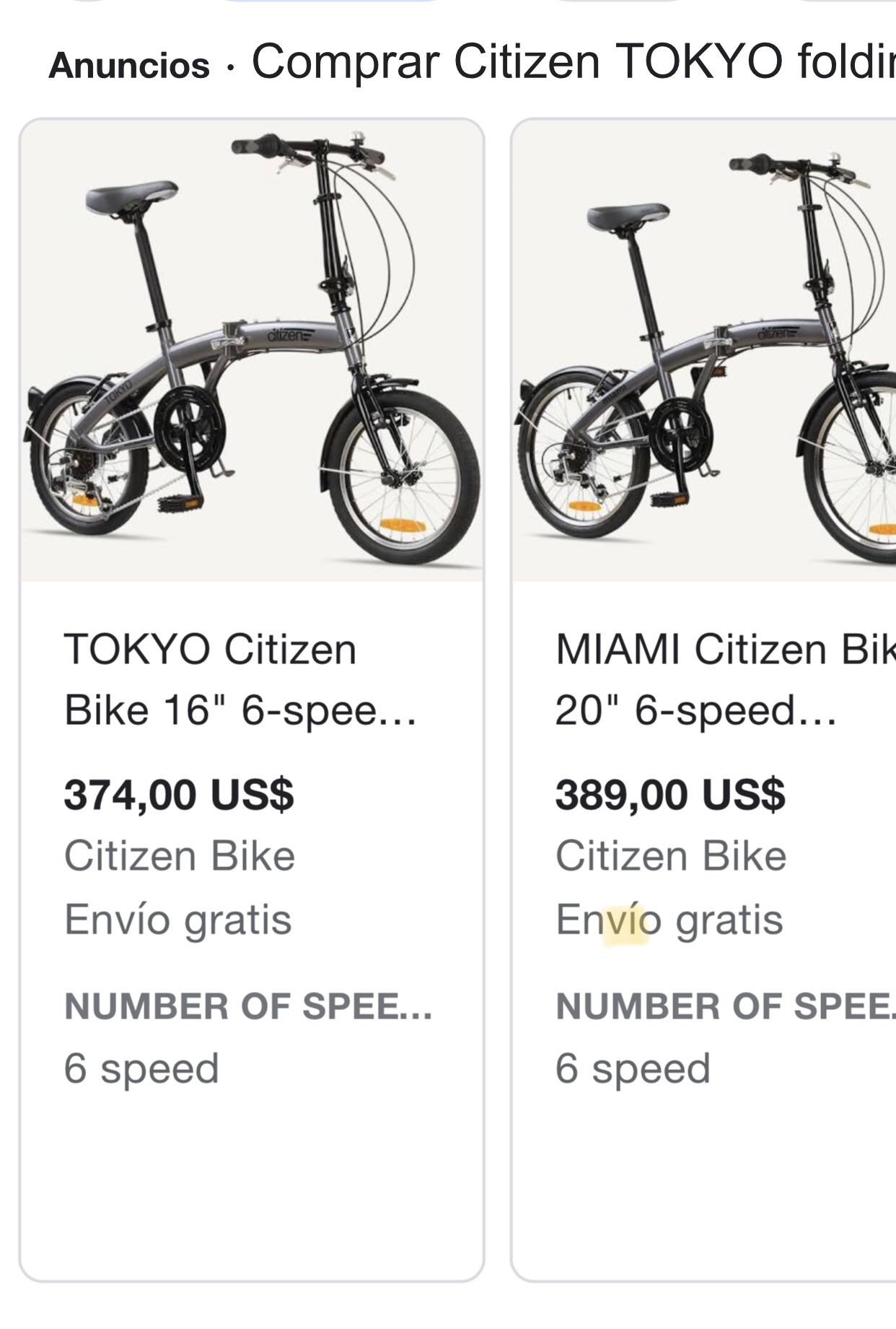 Folding  Bike  Tokyo citizen 