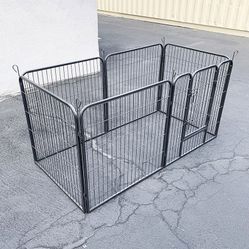 $85 (New in Box) Heavy duty 32” tall x 32” wide x 6-panel pet playpen dog crate kennel exercise cage fence 