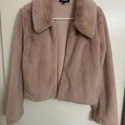 Express Faux Fur Coat Women - Authentic