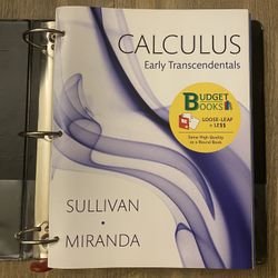 Calculus Early Transcendentals