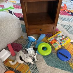 Free Shelf And Drawer Side Table 