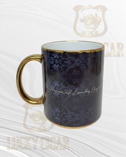 The House of Lucky Cigar Mug – 12 oz Ironstone Ceramic