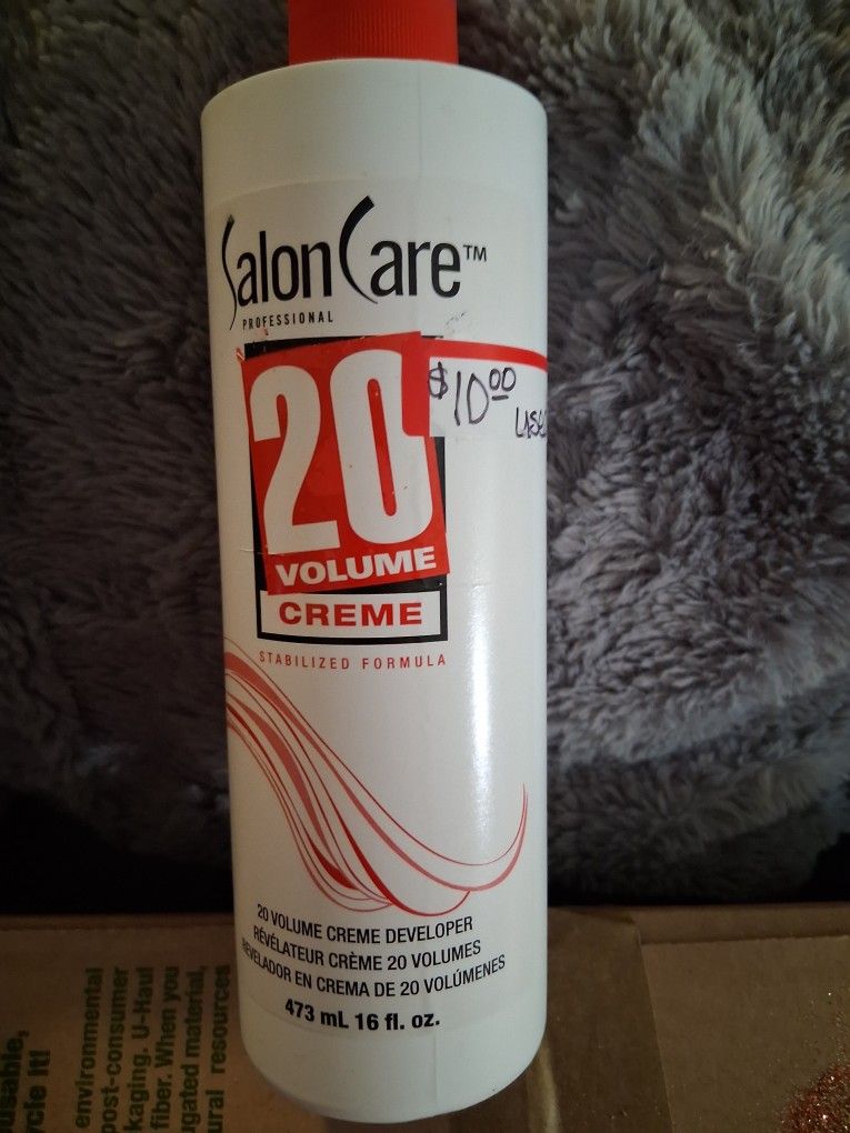 Used, Salon Care 20 Volume Creme Sally's Beauty Supply