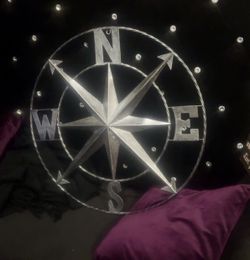 Metal Compass Wall Art