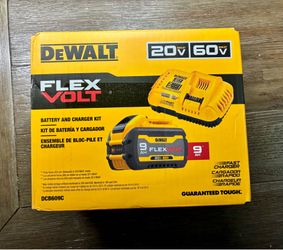 DeWalt FlexVolt 9Ah Battery & Fast Charger Kit DCB609C 20V/60V