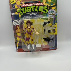 Teenage Mutant Ninja Turtles 5th Anniversary April Action Figure Unpunched 