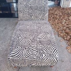 Zebra Lounger Very Comfy