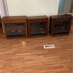 All 3 Electric Fireplace Heaters 100 Rollers