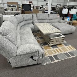 Reclining Sectional In Stock For Fast Delivery 