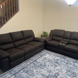 Sofa , love seat, and chair set Reclining from JR furniture