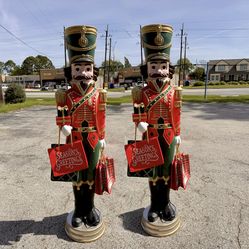 Pair of holiday nutcrackers