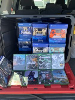 PlayStation and Xbox games and accessories
