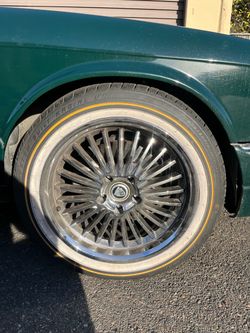 18” forged chrome sport touring luxury track wheels .