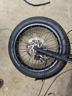 Ebike 20x3 front tire and rim