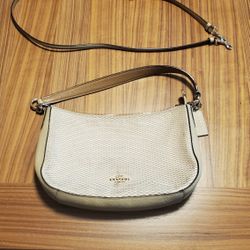 Coach Legacy Jacquard Chelsea Crossbody BEECHWOOD Leather 28892