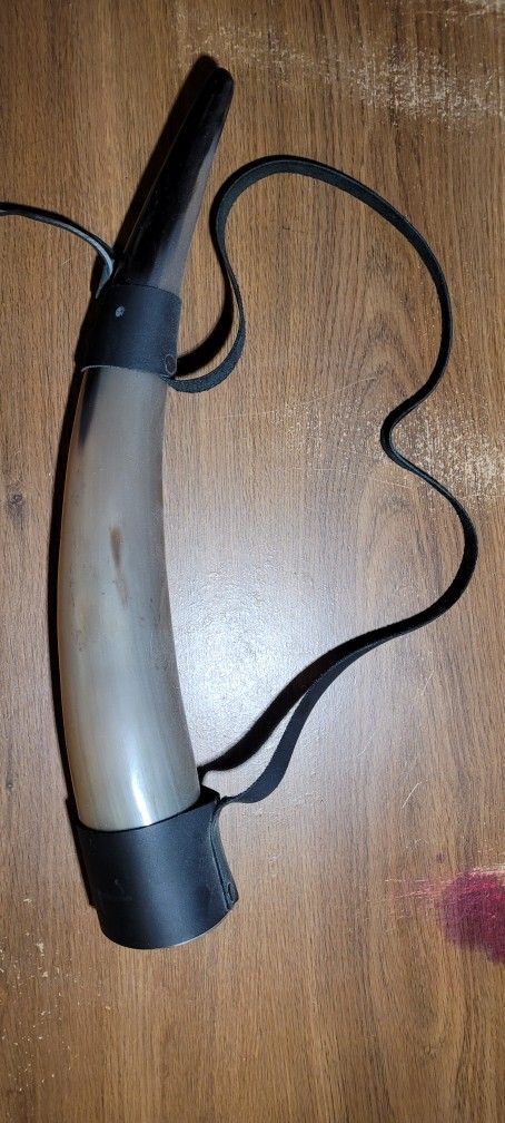 Bison Drinking Horn Viking Good For Renaissance Reenactment Or Cosplay