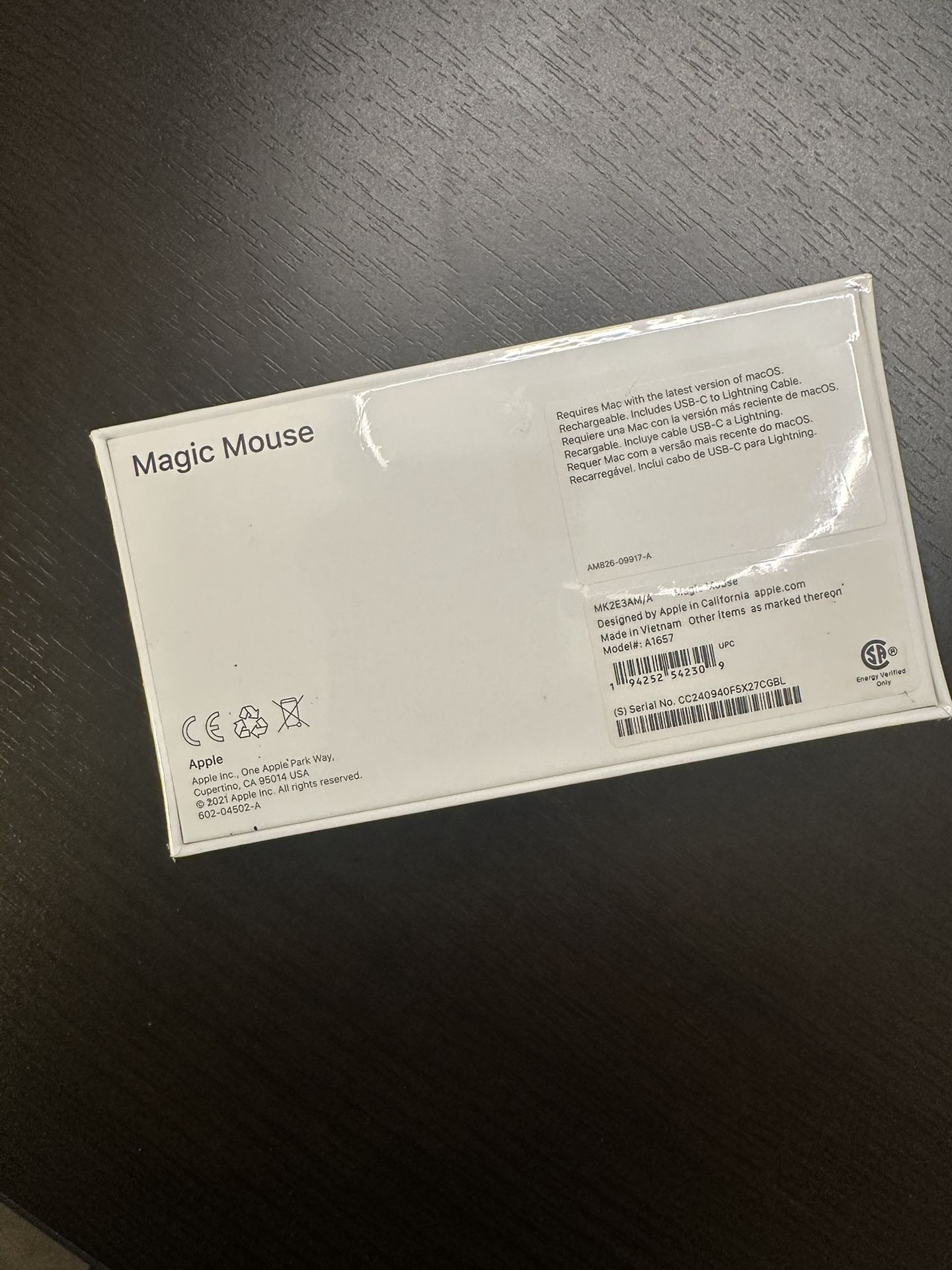 New Sealed Apple Magic Mouse USB-C