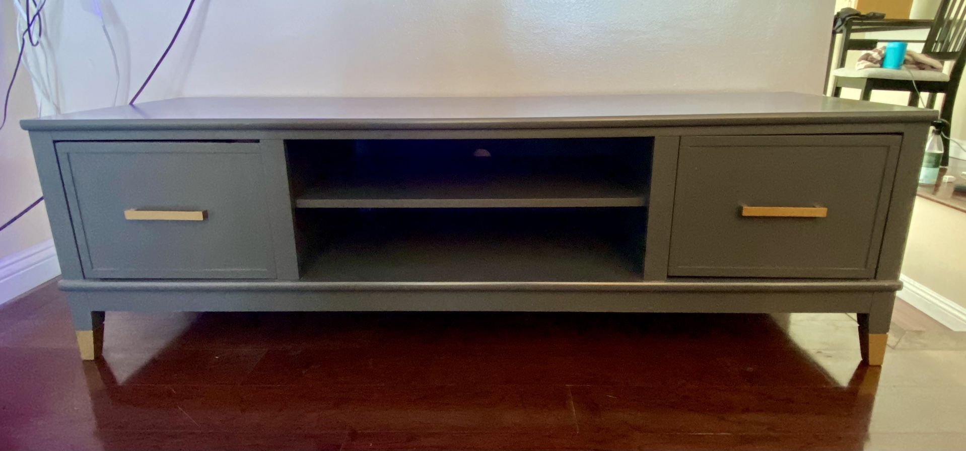 Tv stand - Modern Grey Tv Stand