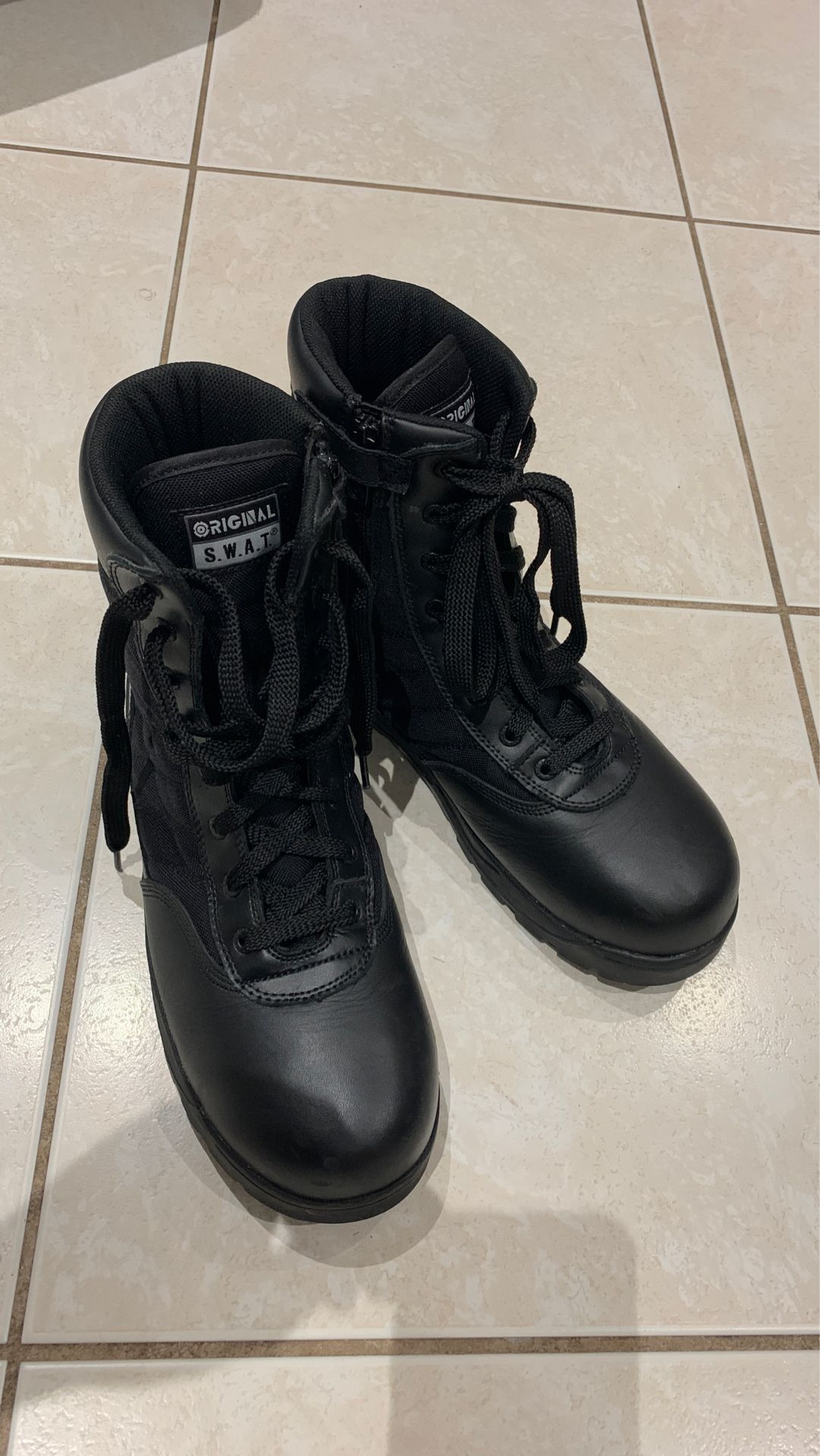 New Original swat work boots(carbon fiber toes) size 12