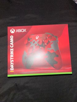 Xbox controller red camo OBO