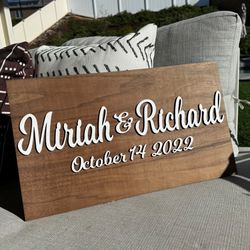 Personalized Family Name Signs Gift Present