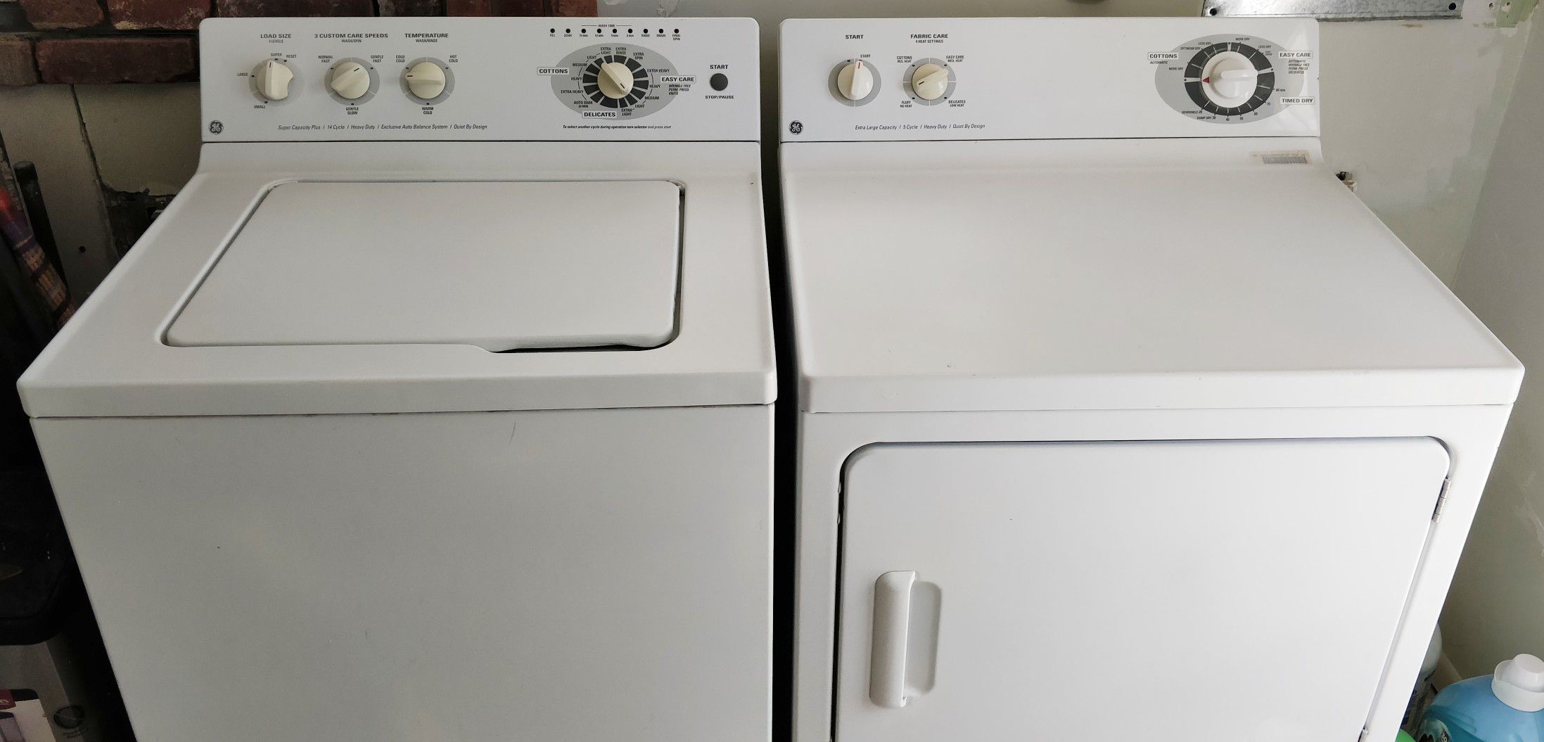 GE Super Capacity Washer and Dryer (price drop)