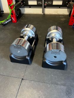 Adjustable Dumbbells 92lbs each *brand new
