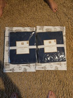 Pottery Barn Black Out Curtains 