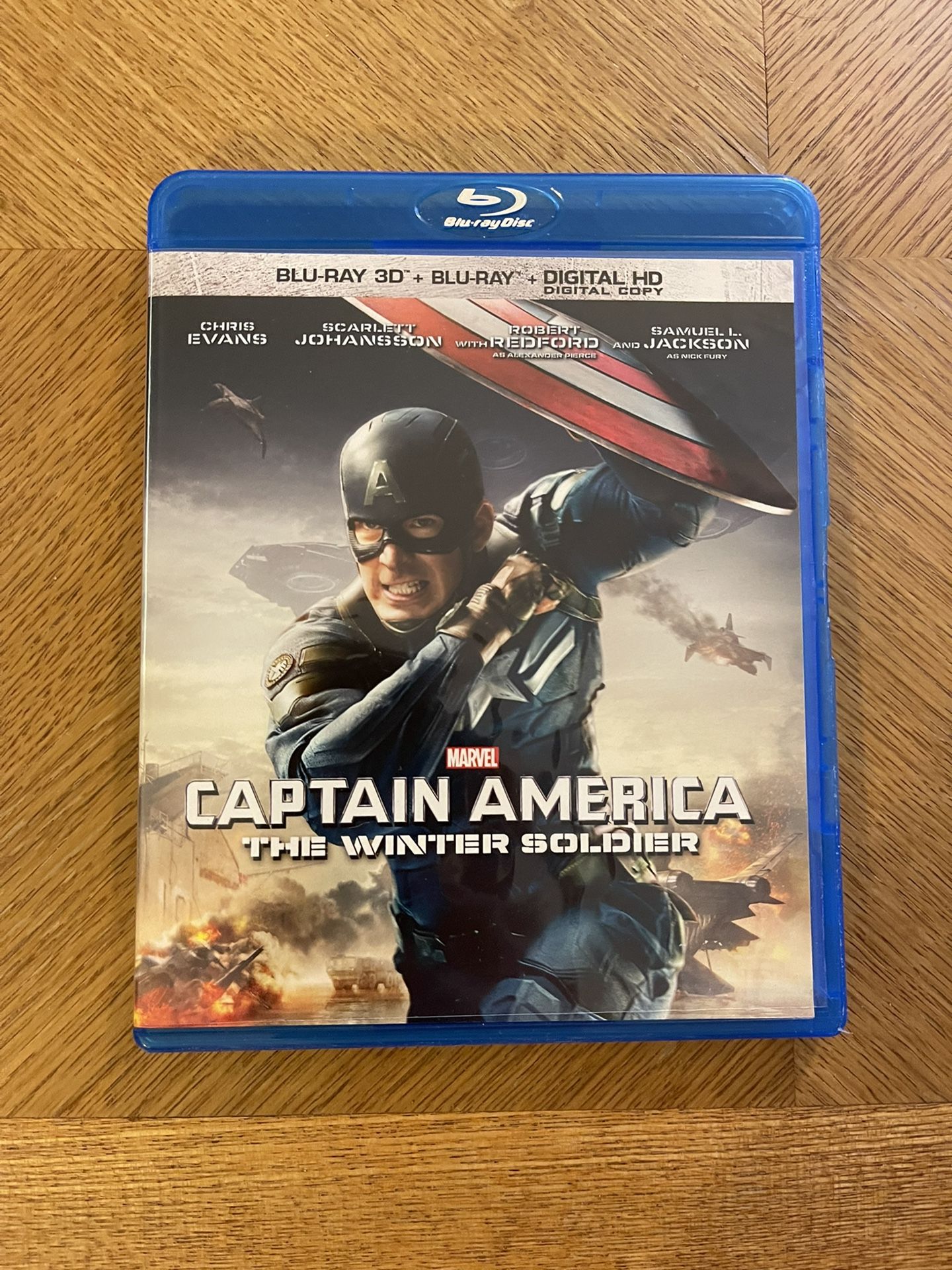 Captain America: The Winter Soldier 3D Blu-ray + Blu-ray Scarlett Johansson