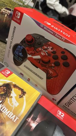 Nintendo Switch Rematch Glow Mario Kart Wireless Controller