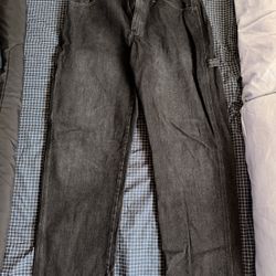 DICKIES BLACK CARPENTER JEANS