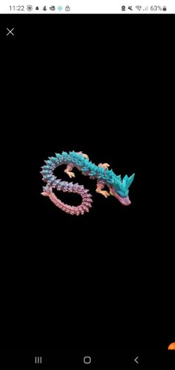 3d Printed Fully Articulating Dragon