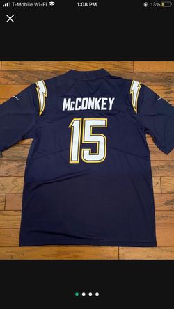 Navy McConkey chargers jersey