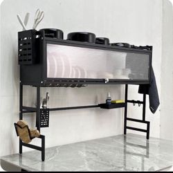 New in the box W48"xH32"xD12" DISH RACK - KITCHEN OVER-SINK DISH RACK Brand new still in the box D654)(D654)(D654)